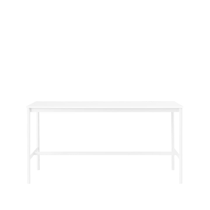 Mesa bar Base High - laminado branco-estrutura branca-L85 C190 A95 - Muuto