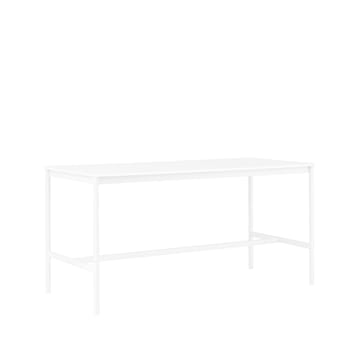 Mesa bar Base High - laminado branco-estrutura branca-L85 C190 A95 - Muuto