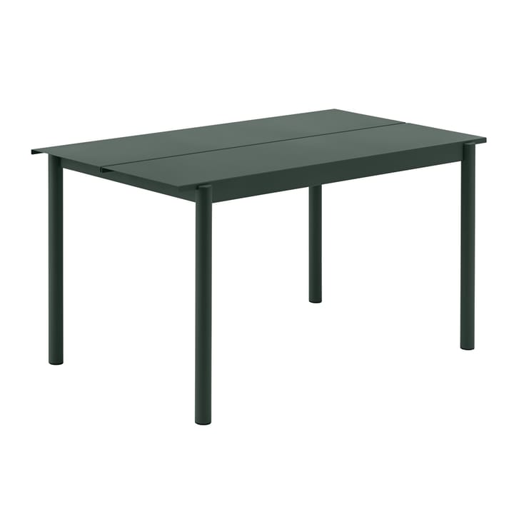 Mesa de aço Linear 140 cm - Dark green - Muuto