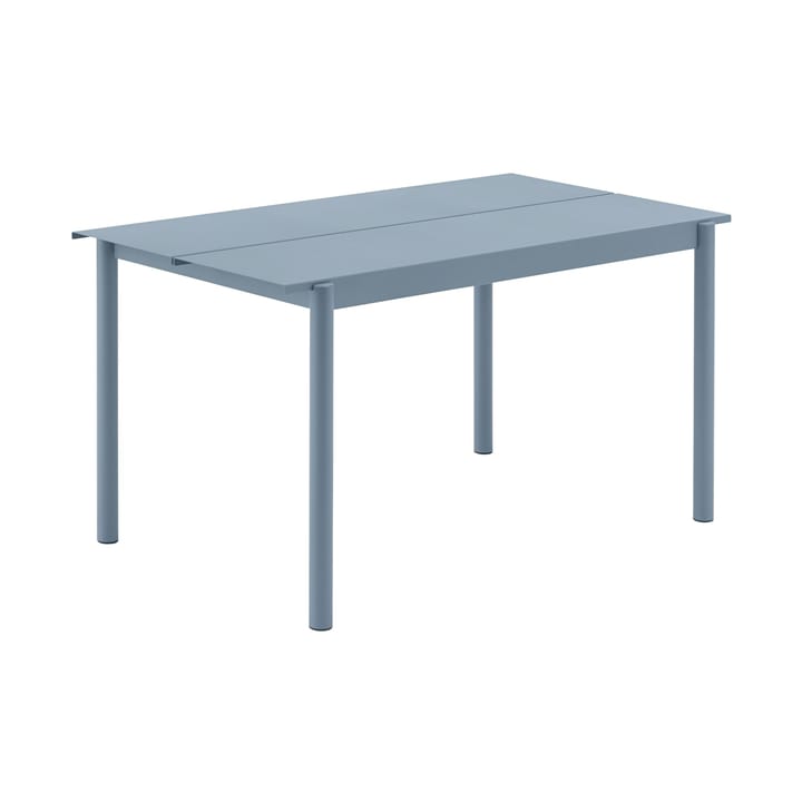 Mesa de aço Linear 140 cm - Pale blue - Muuto