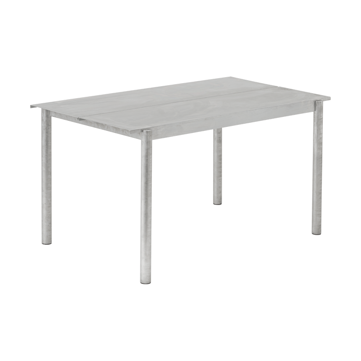 Mesa de aço Linear 140 cm - Warm galvanized steel - Muuto