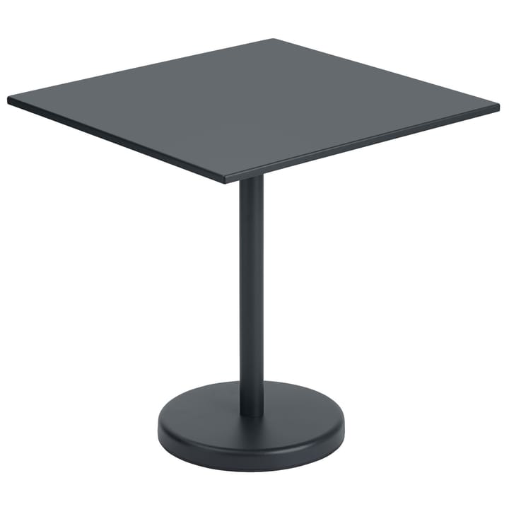 Mesa de aço Linear 70x70 cm - Black - Muuto