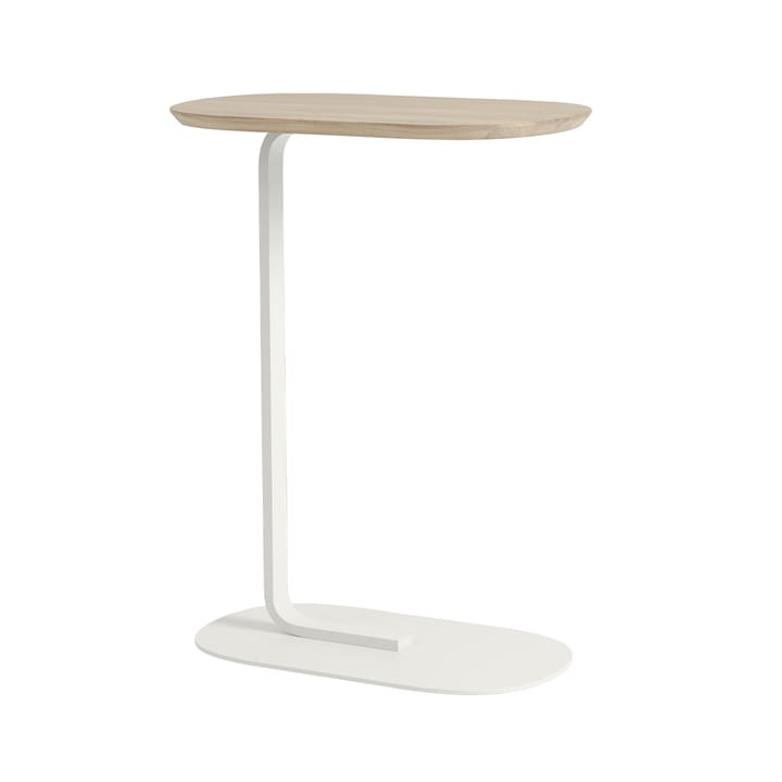 Mesa de apoio H: 73,5 cm Relate - carvalho sólido-Off white - Muuto