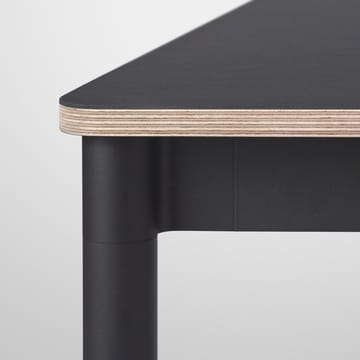 Mesa de jantar Base - branco, compensado, 140x80cm - Muuto