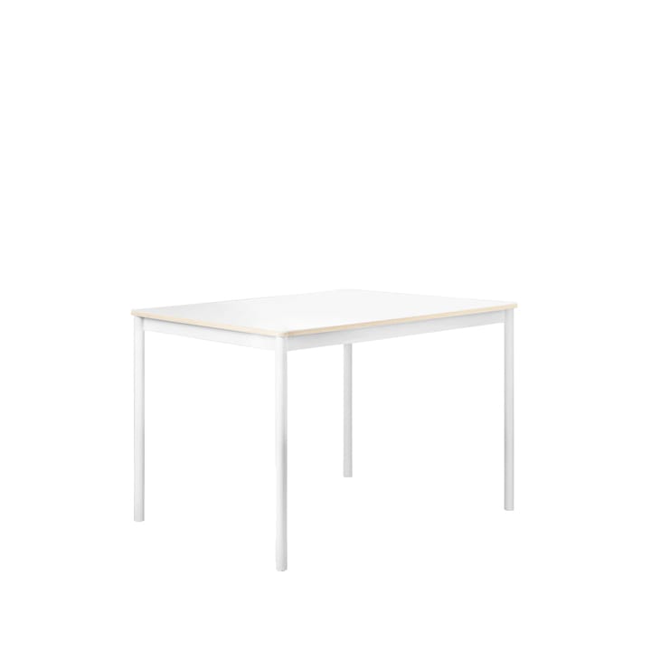 Mesa de jantar Base - branco, compensado, 140x80cm - Muuto