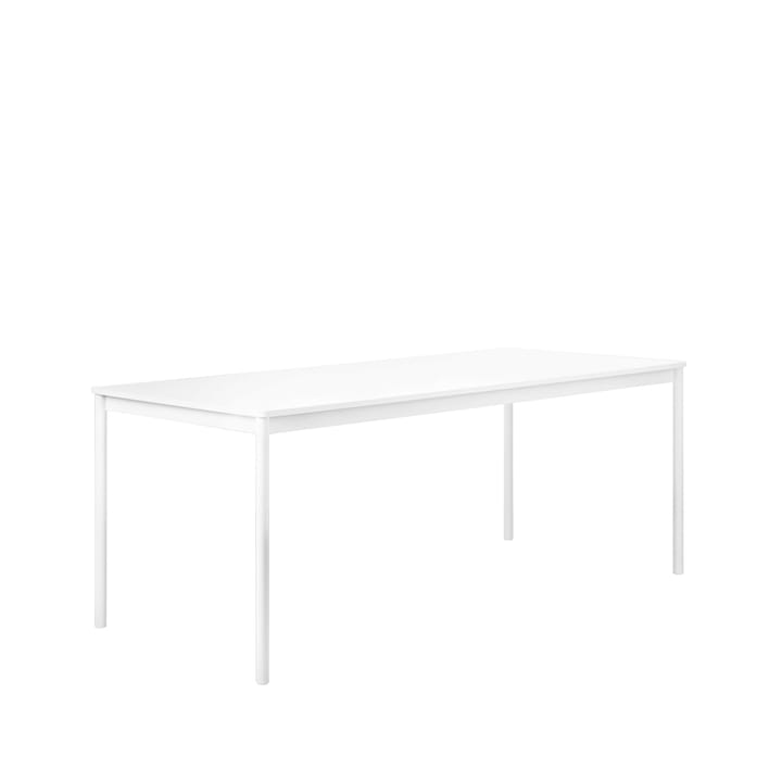 Mesa de jantar Base, branco, compensado, 190x85cm Muuto