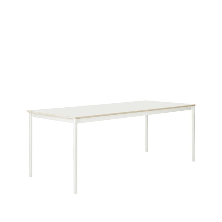 Mesa de jantar Base - branco, compensado, 190x85cm - Muuto