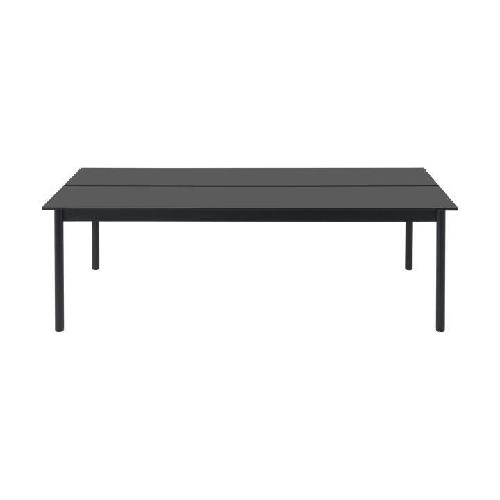 Mesa de jantar Linear System 110x240 cm - Black nanolaminate-black-black - Muuto