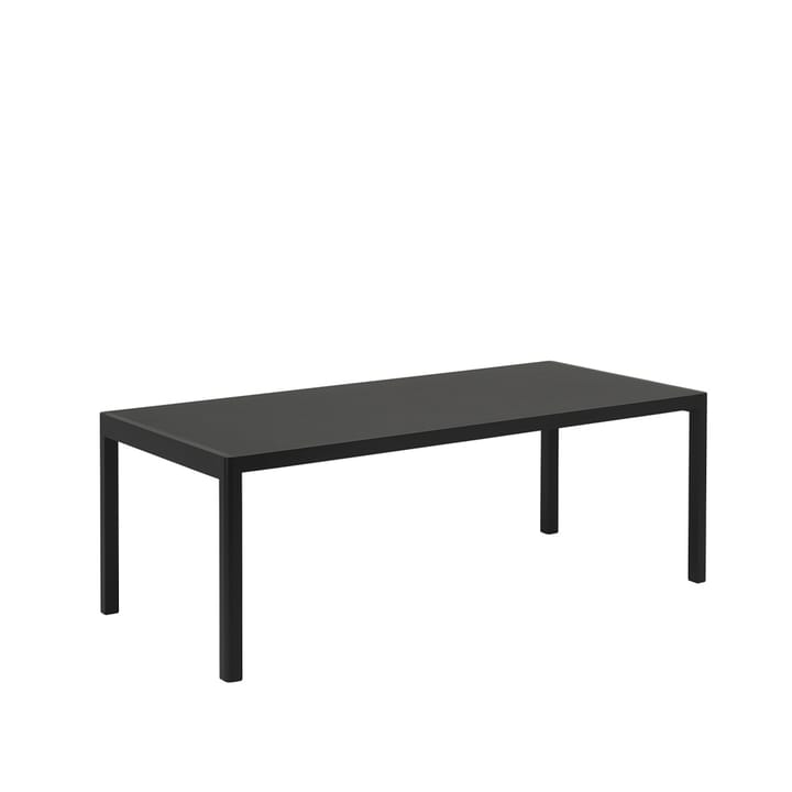 Mesa de jantar Workshop - óleo de linhaça preto 200x92 cm - Muuto