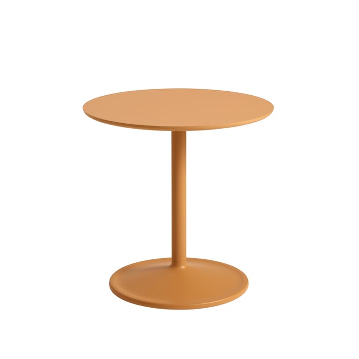 Mesa lateral Soft Ø48cm - Laminado laranja A: 48 cm - Muuto