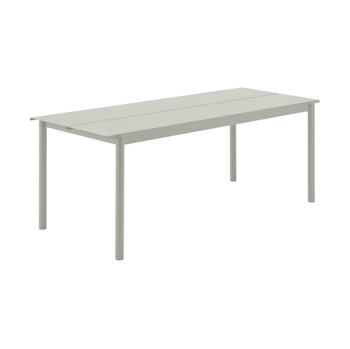 Mesa Linear Steel 200x75 cm - Grey - Muuto