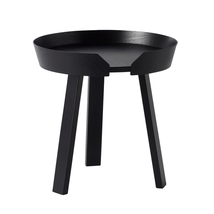 Mesa pequena Around - preto - Muuto