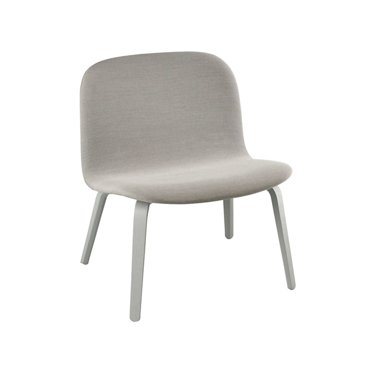 Poltrona Lounge estofada Visu, Steelcut trio 133-Cinzento Muuto