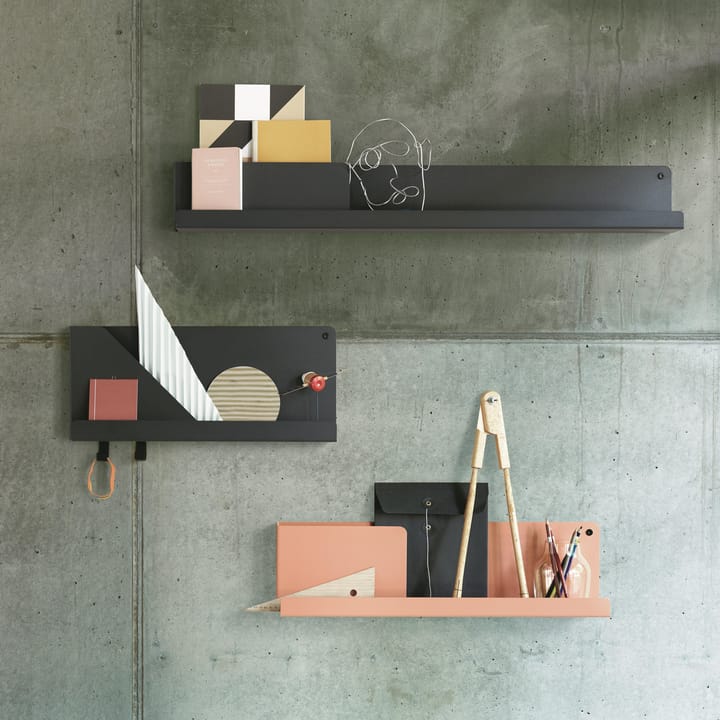 Prateleira Folded grande - preto - Muuto