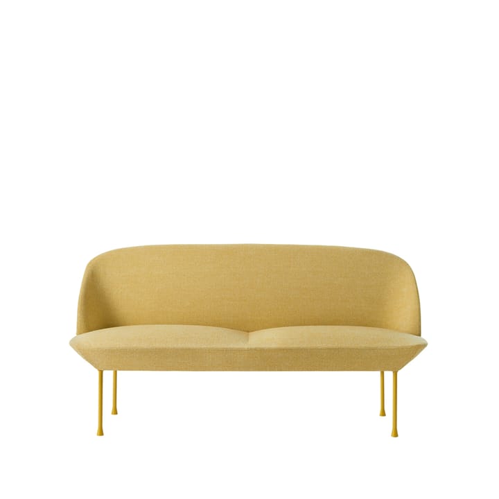 Sofá 2 assentos Oslo - Hallingdal 407-amarelo - Muuto