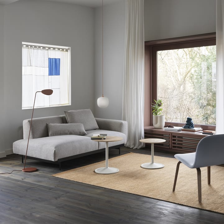 Sofá modular In Situ 3-assentos configuration 2, Clay 12-preto Muuto