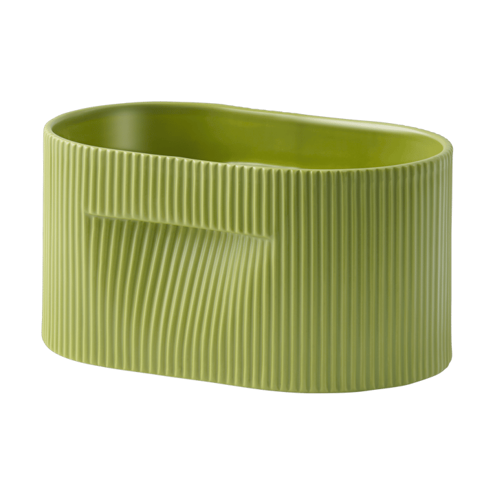 Vaso de flores Ridge 13 cm - Moss green - Muuto