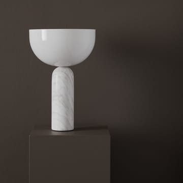 Candeeiro de mesa grande Kizu 45 cm - White marble - New Works