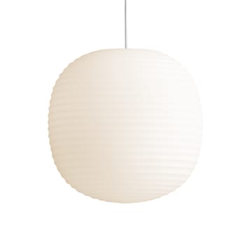 Candeeiro suspenso médio Lantern - Frosted white opal glass - New Works