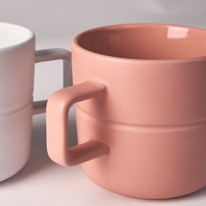 Caneca Lines 50 cl 2 un. - rosa - NJRD