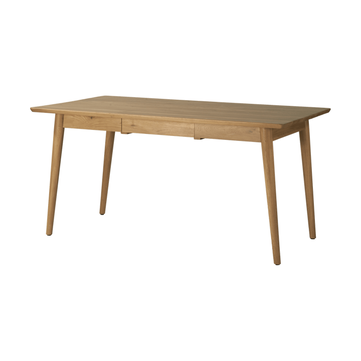 Mesa de jantar VIOR 90x120 cm, Carvalho envernizado NJRD