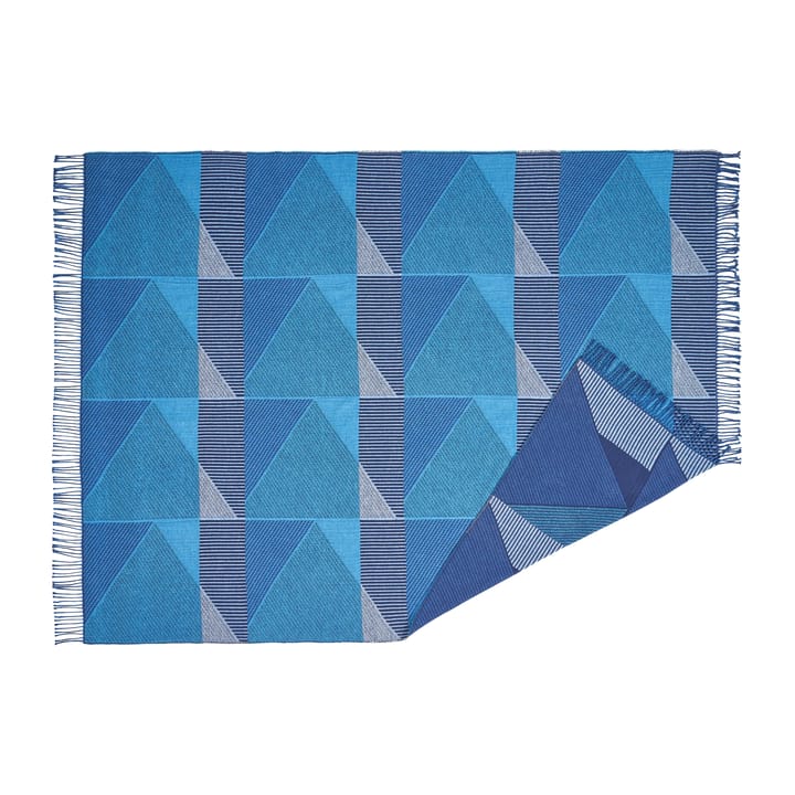 Metric focus No. 3 cobertores de algodão 130x185 cm - Azul  - NJRD