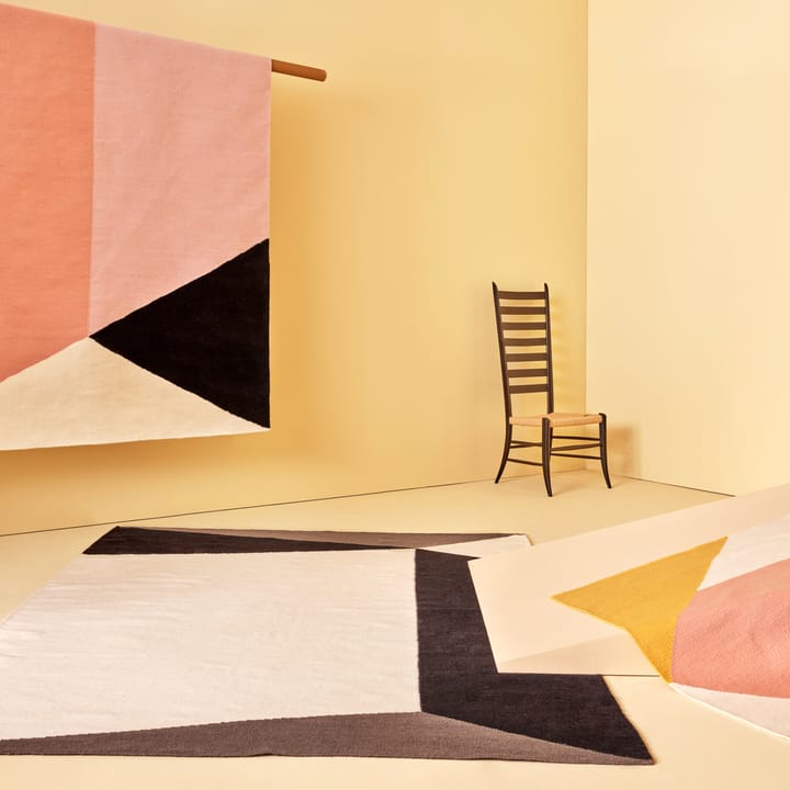 Tapete com padrão, rosa Rectangles, 170x240 cm NJRD