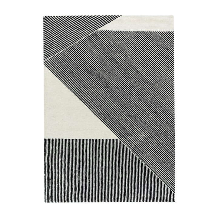 Tapete de lã branco Stripes - 170x240 cm - NJRD