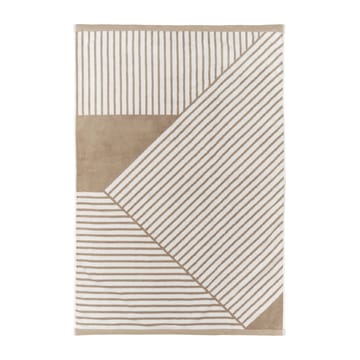 Toalha de banho Stripes 100x150 cm - Bege - NJRD