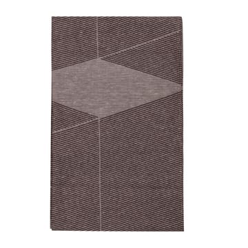 Toalha de mesa Geometric 147x250 cm - Brown-white - NJRD