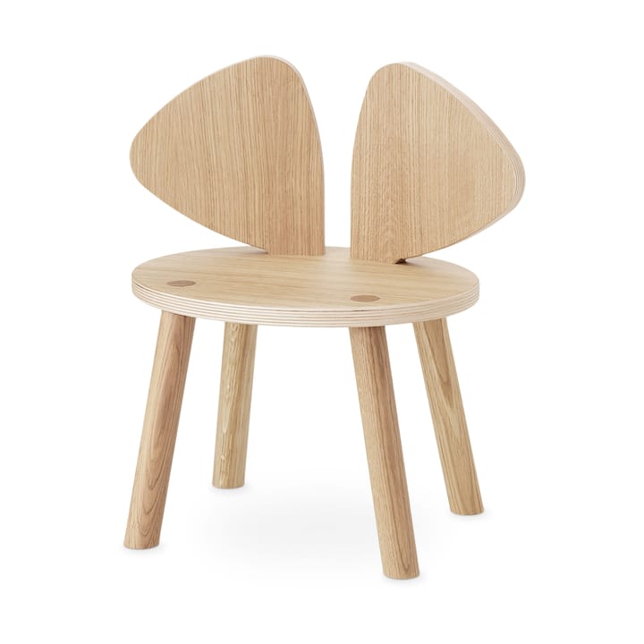 Cadeira infantil Mouse Chair, Carvalho Nofred