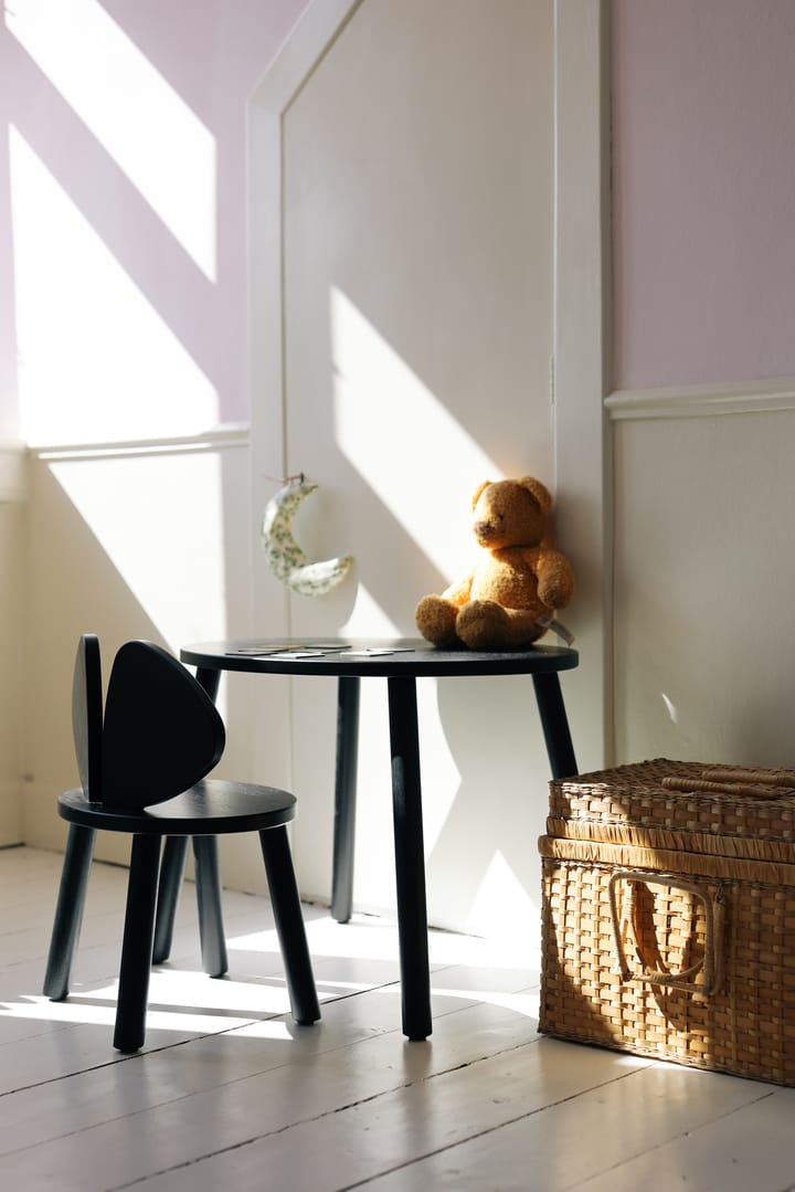 Cadeira infantil Mouse Chair - Preto - Nofred