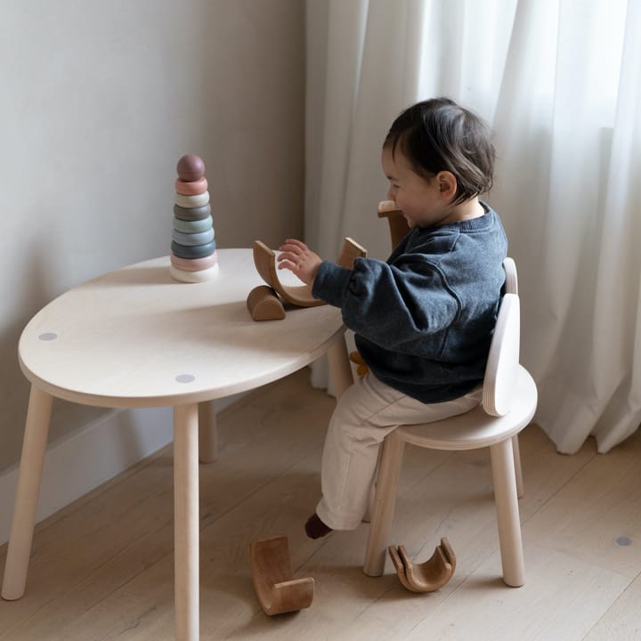 Conjunto Mouse cadeira infantil + mesa, Faia Nofred