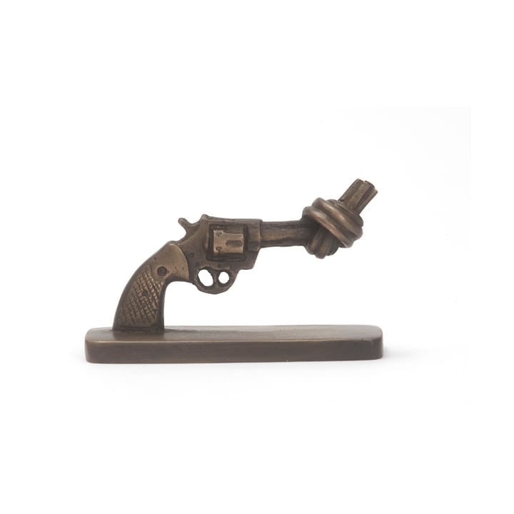 Knotted Gun mini 7 cm - Bronze mate - Non Violence