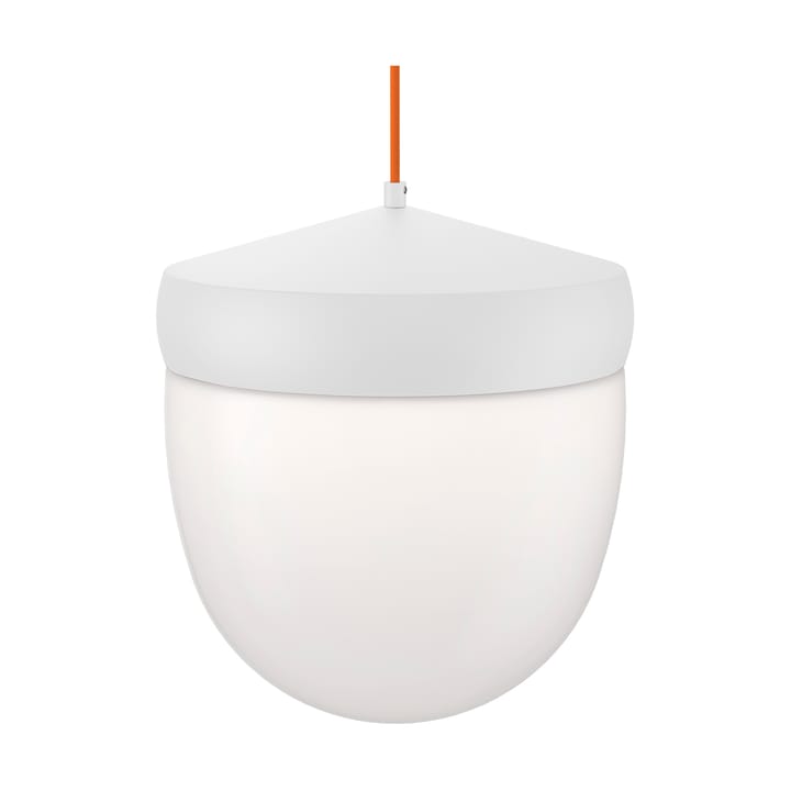 Pendente Pan fosco 30 cm - Branco-laranja - Noon