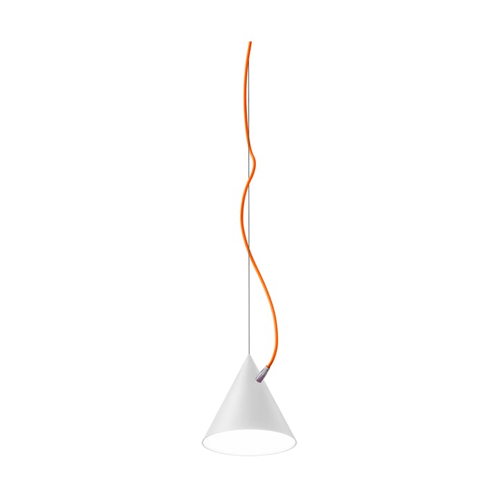Pêndulo Castor 20 cm - Branco-laranja-prata - Noon