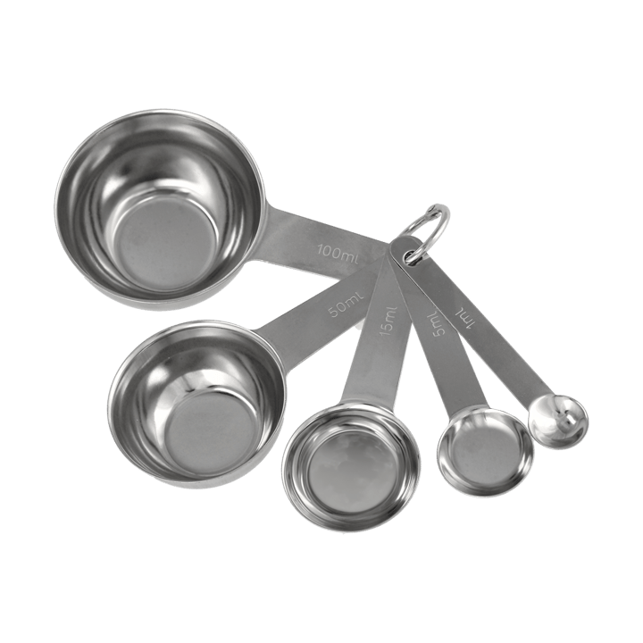 Conjunto de medição Nordwik 5 peças - Aço inoxidável - Nordwik