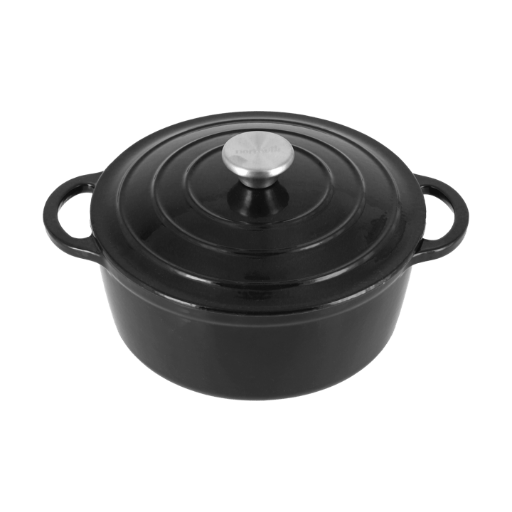 Nordwik Panela de Ferro Fundido redonda 2,5 l - Preto - Nordwik