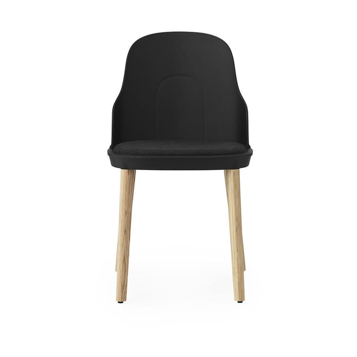 Allez cadeira com almofada e pernas de carvalho - Black - Normann Copenhagen