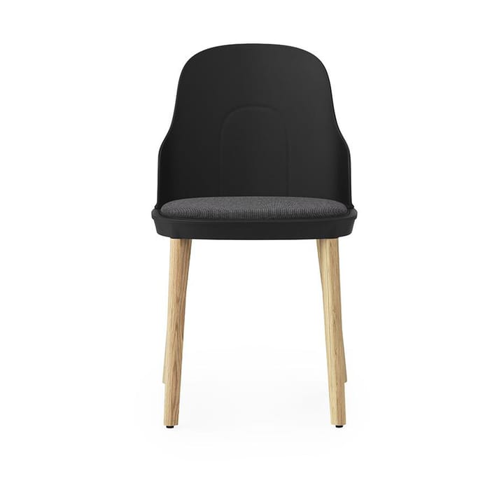 Allez cadeira com almofada e pernas de carvalho - Black - Normann Copenhagen