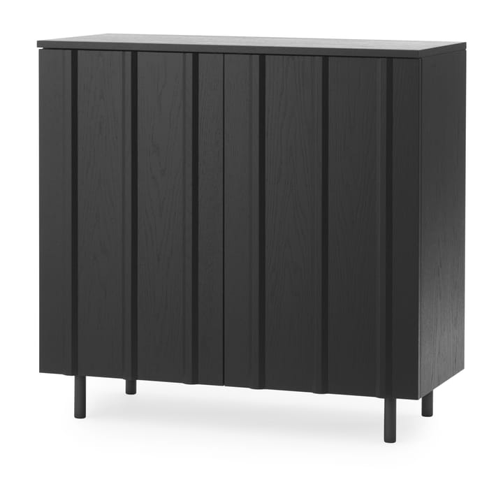 Armário Rib 96x98,5 cm - Preto soft - Normann Copenhagen