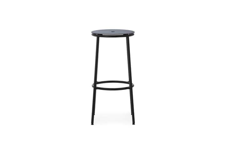 Banco elevado Circa 75 cm, Alumínio preto Normann Copenhagen