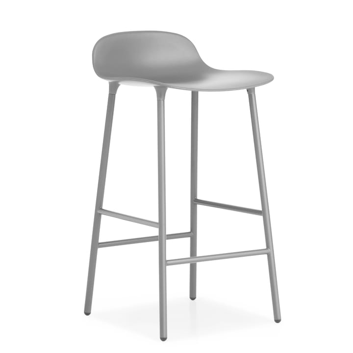 Banco elevado com pernas de metal Form - Cinza - Normann Copenhagen