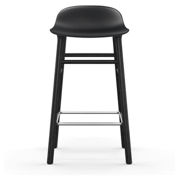 Banco elevado Form com pernas de carvalho envernizado 65 cm - Preto - Normann Copenhagen