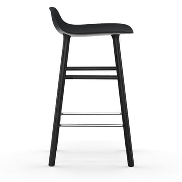 Banco elevado Form com pernas de carvalho envernizado 65 cm - Preto - Normann Copenhagen