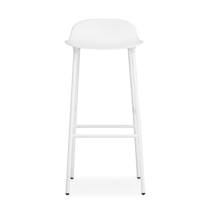 Banco elevado Form com pernas de metal 75 cm, Branco Normann Copenhagen