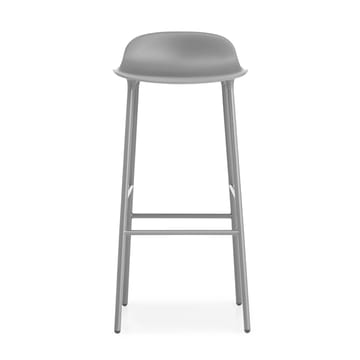 Banco elevado Form com pernas de metal 75 cm - Cinza - Normann Copenhagen