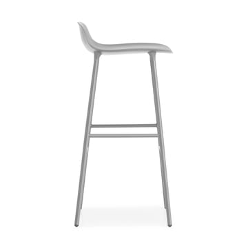 Banco elevado Form com pernas de metal 75 cm - Cinza - Normann Copenhagen