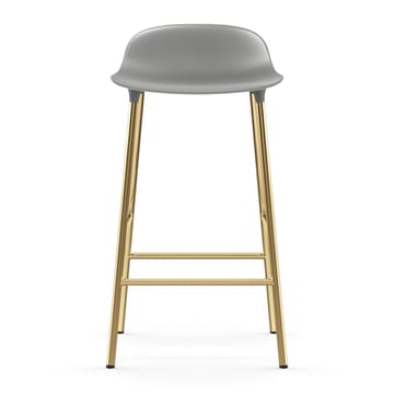 Banco elevado Form com pernas em bronze 75 cm - Cinza - Normann Copenhagen