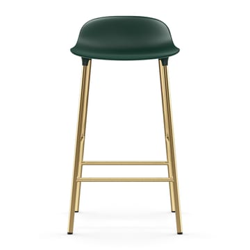 Banco elevado Form com pernas em bronze 75 cm - Verde - Normann Copenhagen